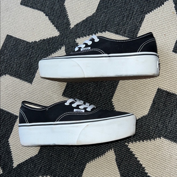 Vans Black White Authentic Stackform Sneakers - Picture 3 of 8